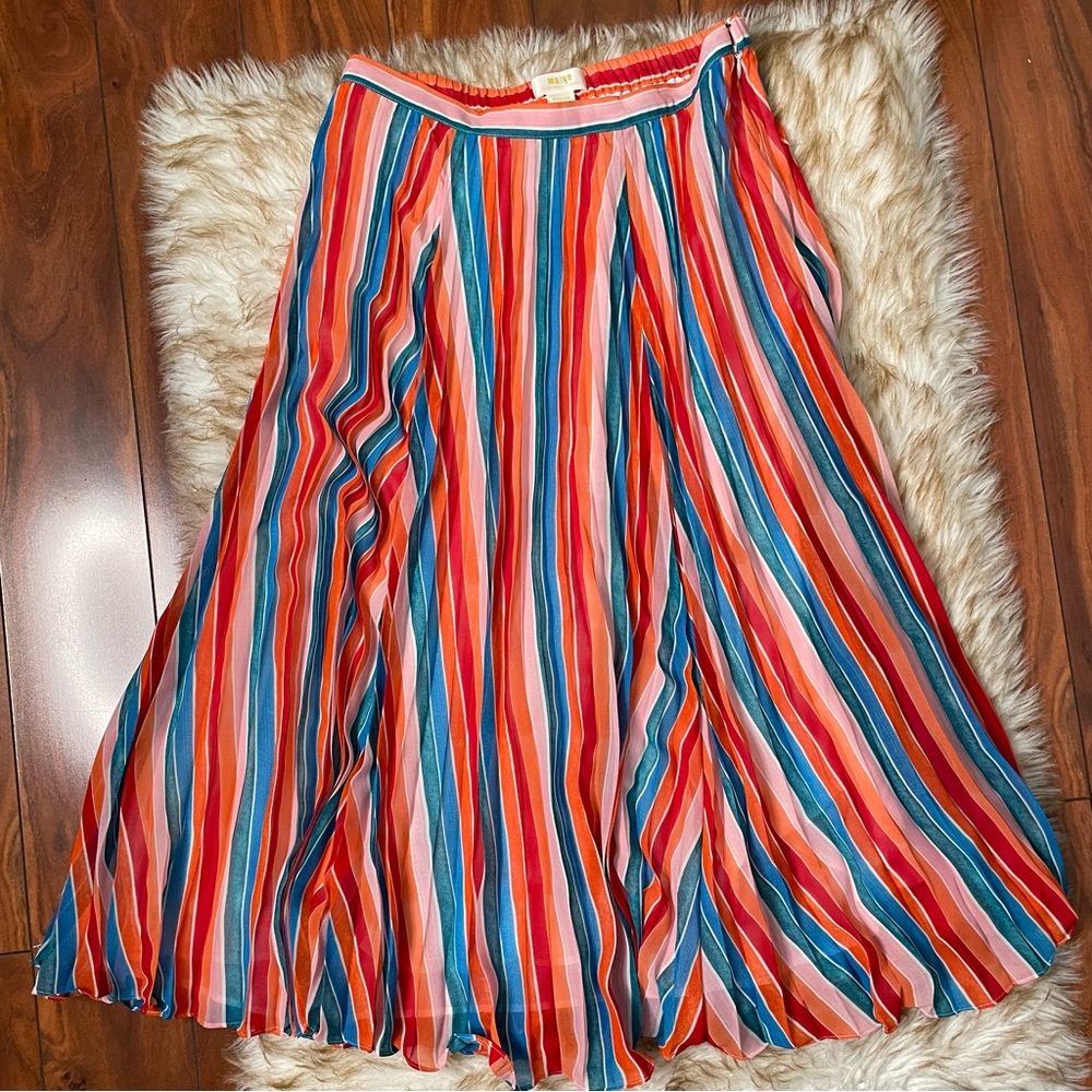 Anthropologie Maeve Claremont pleated skirt. NWOT - Picture 4 of 7